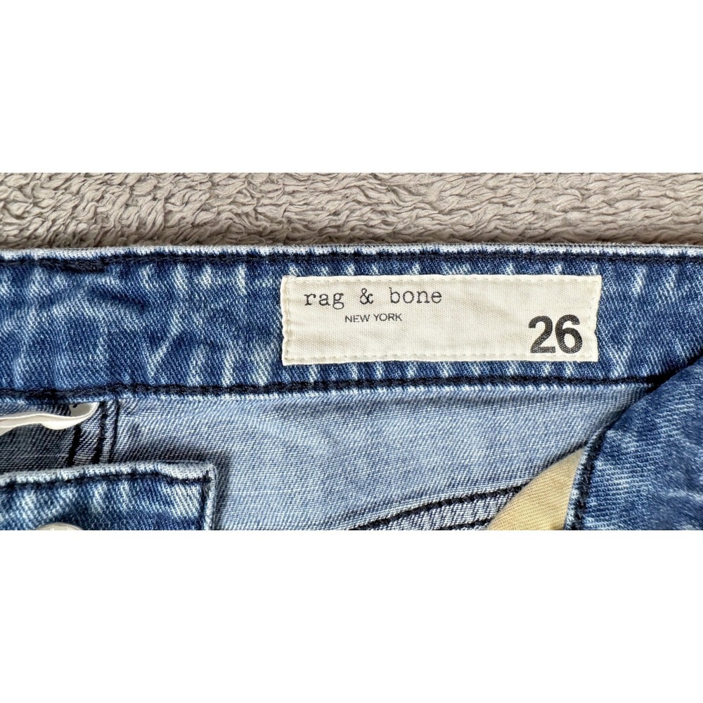 Rag & Bone Nina High Rise Skinny Jeans Women 27 Medium Wash Denim - Picture 3 of 10